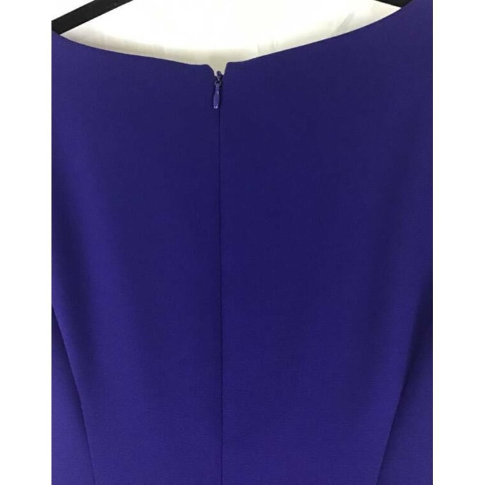TAHARI Arthur Levine Dress Size 6 Purple Shift - Picture 4 of 6